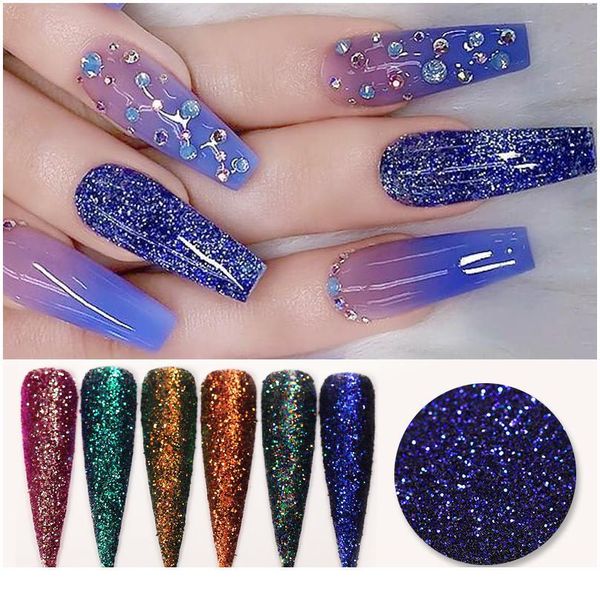 6pcs/set fluorescent nail glitters sequins irregular palliette flakes nail pigment powder dust nail art decorations di jllhxb, Silver;gold
6pcs/set fluorescent nail glitters sequins irregular palliette flakes nail pigment powder dust nail art decorations di jllhxb, Silver;gold