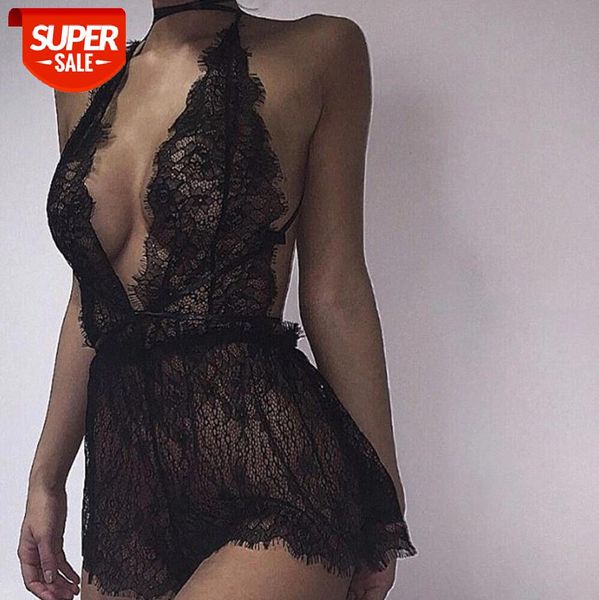 new women black one-piece lace nightdress sleeveless sleepwear babydolls v neck underwear teddies bodysuits g-string #mu9k, Black;white
new women black one-piece lace nightdress sleeveless sleepwear babydolls v neck underwear teddies bodysuits g-string #mu9k, Black;white