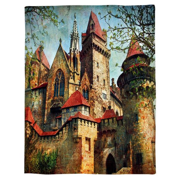 blankets retro castle throw blanket portable soft bedspread microfiber flannel for beds
blankets retro castle throw blanket portable soft bedspread microfiber flannel for beds