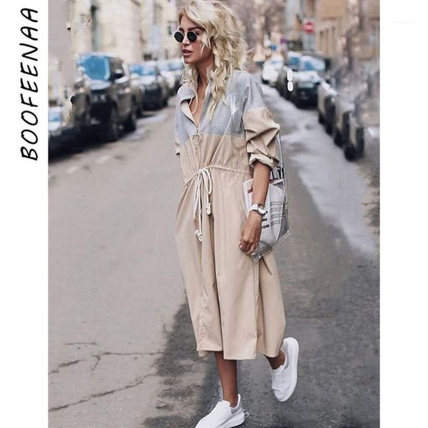 boofeenaa long trench coat fall 2019 woman clothes fashion windbreaker casual zip up jackets overcoat duster cardigan c28-ai281, Tan;black
boofeenaa long trench coat fall 2019 woman clothes fashion windbreaker casual zip up jackets overcoat duster cardigan c28-ai281, Tan;black