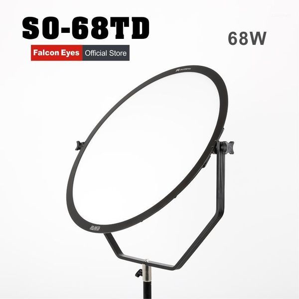 falcon eyes 68w soft led camera light dimmable 3000-5600k lighting p video film continuous light w/camera bracket so-68td1
falcon eyes 68w soft led camera light dimmable 3000-5600k lighting p video film continuous light w/camera bracket so-68td1