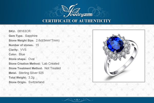jewelrypalace created blue sapphire ring princess crown halo engagement wedding 925 sterling silver rings for women 2020 q1218, Golden;silver
jewelrypalace created blue sapphire ring princess crown halo engagement wedding 925 sterling silver rings for women 2020 q1218, Golden;silver
