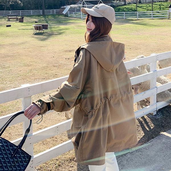 new khaki windbreaker women's fashion midi, Tan;black
new khaki windbreaker women's fashion midi, Tan;black