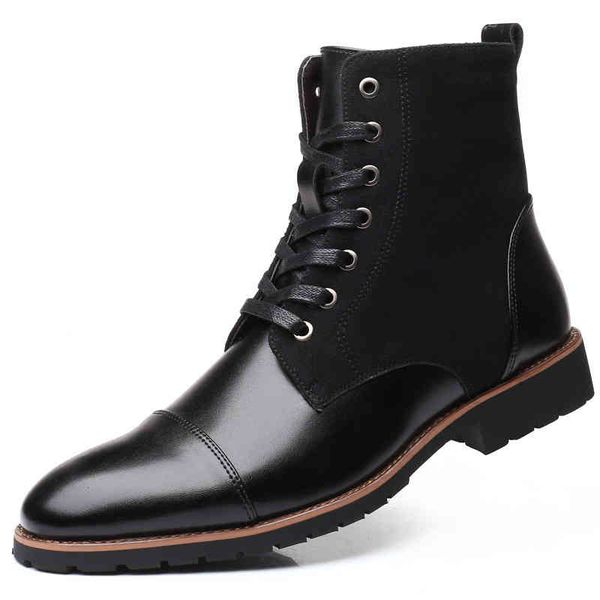men winter shoes ankle boots +male leather snow motorcycle botas invierno hombre sepatu pria buty meskie, Black
men winter shoes ankle boots +male leather snow motorcycle botas invierno hombre sepatu pria buty meskie, Black