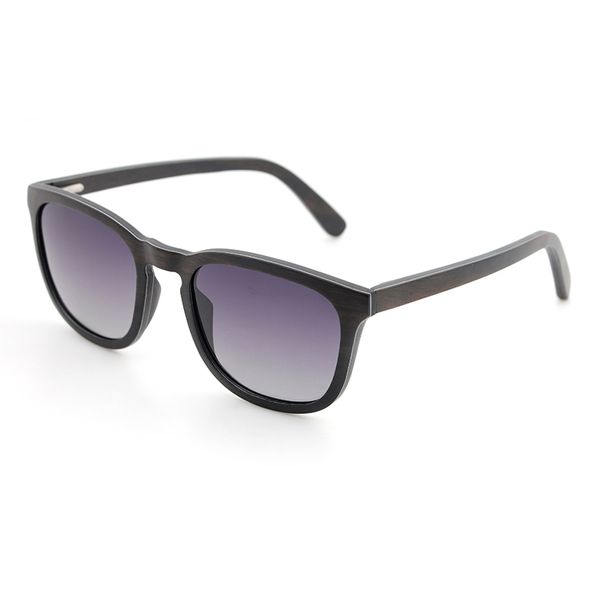 wholesale sun glasses ebony wooden frame sunglasses