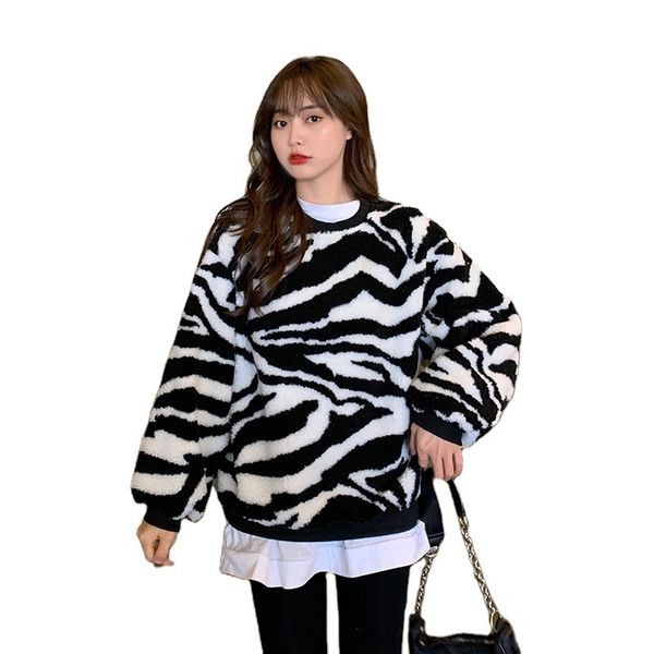 2021 new female hooded kawaii chic leopard velour sweatshirt warm autumn the neck oversize streetwear goth kpop woman's pullover gvks, Black
2021 new female hooded kawaii chic leopard velour sweatshirt warm autumn the neck oversize streetwear goth kpop woman's pullover gvks, Black