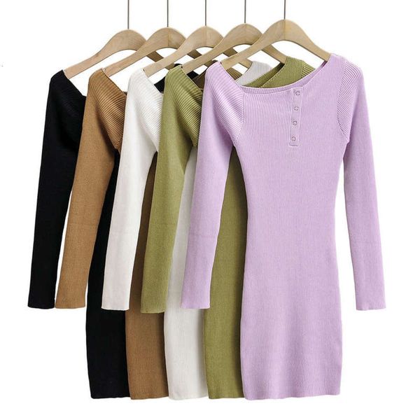 trend shoulder dress women 2021 fashion women's slim hip knitted skirt, Black;gray
trend shoulder dress women 2021 fashion women's slim hip knitted skirt, Black;gray