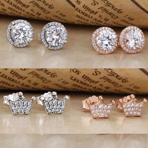 stud 2021 authentic 925 sterling silver round sparkle enchanted crown earrings for women diy jewelry earring, Golden;silver
stud 2021 authentic 925 sterling silver round sparkle enchanted crown earrings for women diy jewelry earring, Golden;silver