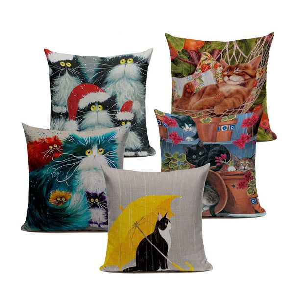 custom animal cushion covers square cute cat pillowcases print sofa throw pillow cover cartoon spring decor carseat
custom animal cushion covers square cute cat pillowcases print sofa throw pillow cover cartoon spring decor carseat