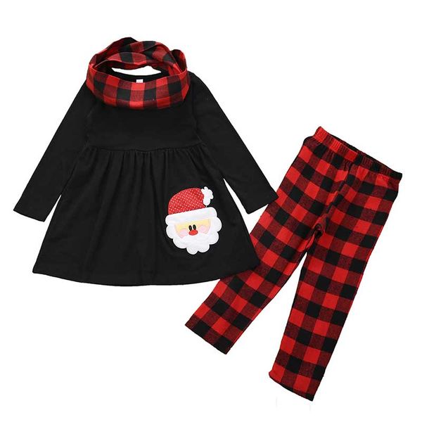 kids baby girl clothes girls christmas outfits girls 3 pieces with scarf sets girls santa claus dress with snowflake pants 1-6y, White
kids baby girl clothes girls christmas outfits girls 3 pieces with scarf sets girls santa claus dress with snowflake pants 1-6y, White