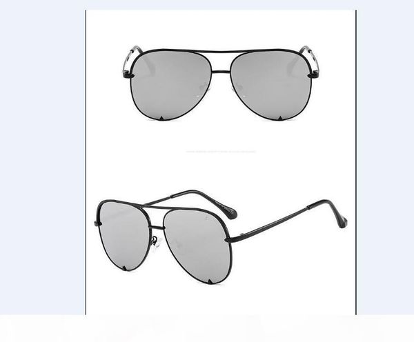new classic double beam frame sunglasses for outdoor driving uv protection glasses, White;black
new classic double beam frame sunglasses for outdoor driving uv protection glasses, White;black