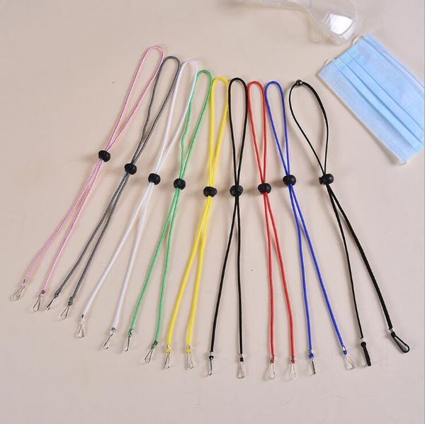 lanyard adjustable face rest ear holder safety rope hang on neck string for mask anti-loss straps 10 color hhe1559
lanyard adjustable face rest ear holder safety rope hang on neck string for mask anti-loss straps 10 color hhe1559