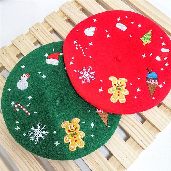 2020 new winter christmas beret women hand-made embroidery holiday christmas hats lovely autumn painter beanie hat selling, Blue;gray
2020 new winter christmas beret women hand-made embroidery holiday christmas hats lovely autumn painter beanie hat selling, Blue;gray