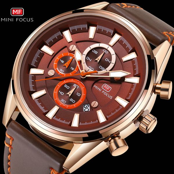 minifocus brand luxury fashion mens watches dress quartz watch men waterproof sport chronograph clock relogio masculino, Slivery;brown
minifocus brand luxury fashion mens watches dress quartz watch men waterproof sport chronograph clock relogio masculino, Slivery;brown