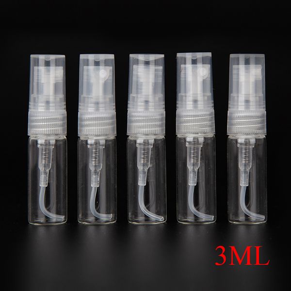 3ml empty glass refillable perfume spray bottle with pump sprayer clear perfume sample vials for sale 
3ml empty glass refillable perfume spray bottle with pump sprayer clear perfume sample vials for sale