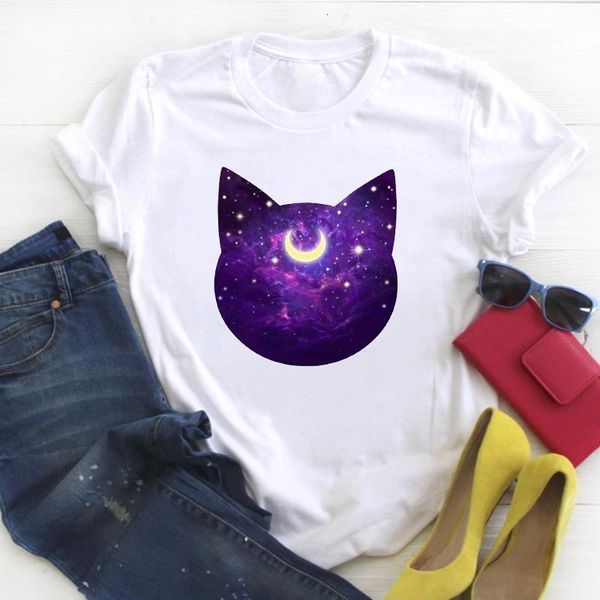 women cat pet cartoon space moon 90s clothing ladies summer t tee female shirt clothes tshirt womens graphic t-shirt, White
women cat pet cartoon space moon 90s clothing ladies summer t tee female shirt clothes tshirt womens graphic t-shirt, White