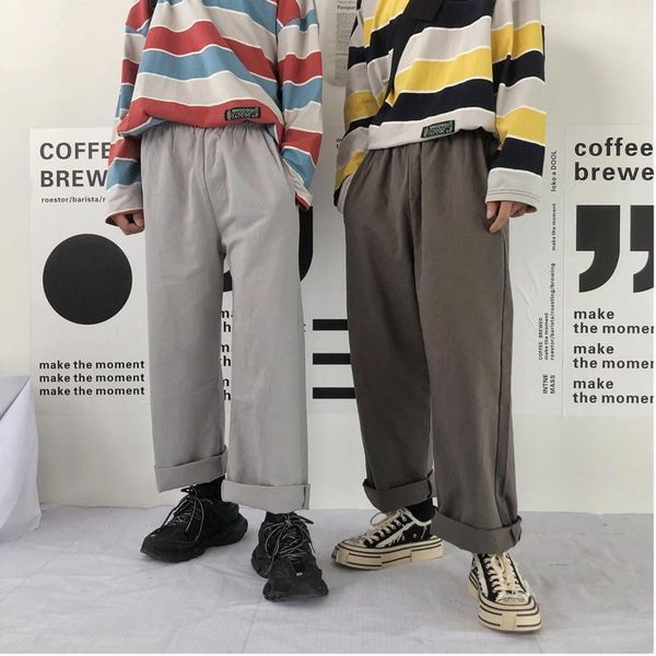 nice summer and autumn korean version of ins trend couple straight wide leg loose simple pocket trousers / dark gray m-xl1, Black
nice summer and autumn korean version of ins trend couple straight wide leg loose simple pocket trousers / dark gray m-xl1, Black