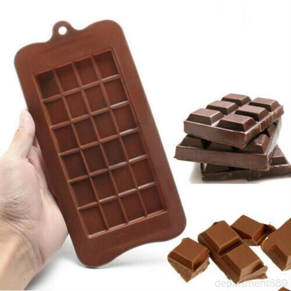 24 grid square chocolate dessert mold bar block ice silicone cake candy sugar bake mould dha52
24 grid square chocolate dessert mold bar block ice silicone cake candy sugar bake mould dha52