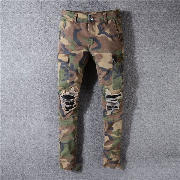 mens european american slim denim straight biker camouflage pattern skinny jeans retro casual hip hop men ripped jeans, Blue
mens european american slim denim straight biker camouflage pattern skinny jeans retro casual hip hop men ripped jeans, Blue
