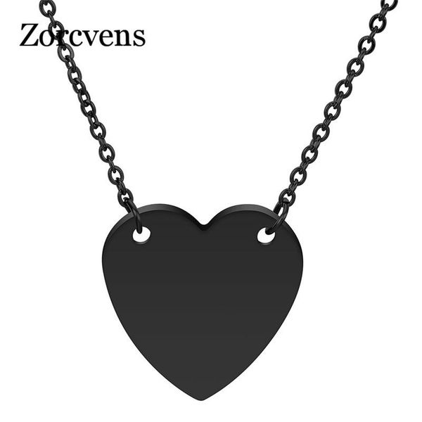 zorcvens новый простой золотой / серебряный цвет / черный цвет сердца ожерелье для женщин из нержавеющей стали в форме сердца кулон ожерелье, Silver
zorcvens новый простой золотой / серебряный цвет / черный цвет сердца ожерелье для женщин из нержавеющей стали в форме сердца кулон ожерелье, Silver