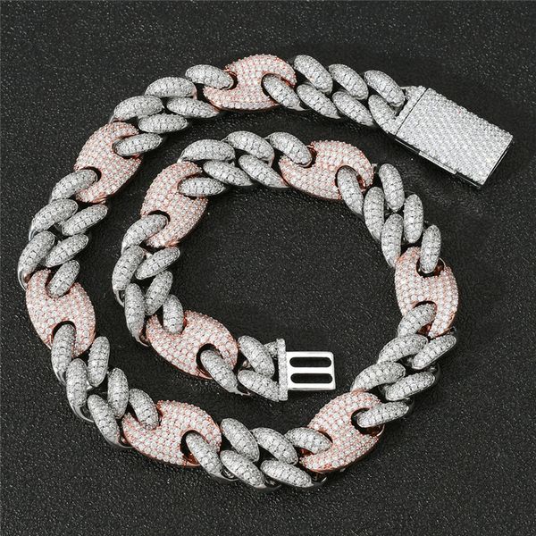 europe and america men women necklaces 20mm 18/20inch bling cz cuban chain necklace bracelet nice gift for friend, Silver
europe and america men women necklaces 20mm 18/20inch bling cz cuban chain necklace bracelet nice gift for friend, Silver