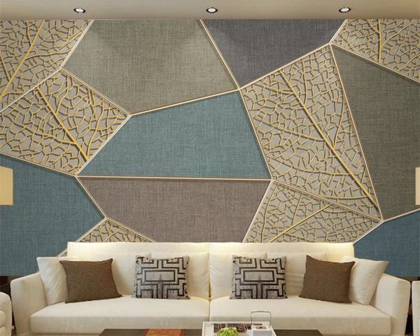 classic 3d wallpaper modern geometric leaf texture golden embossed lines indoor tv background wall decoration 3d mural wallpaper
classic 3d wallpaper modern geometric leaf texture golden embossed lines indoor tv background wall decoration 3d mural wallpaper