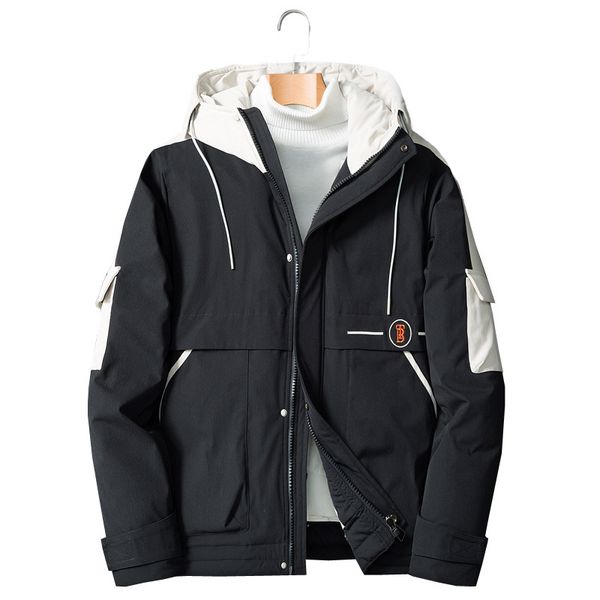 jacket 2020 winter new short hoodie solid color loose men's jackets white duck down keeps warm couple clothes, Black
jacket 2020 winter new short hoodie solid color loose men's jackets white duck down keeps warm couple clothes, Black