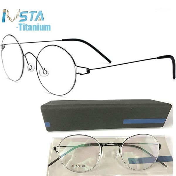 ivsta screwless eyewear titanium glasses men 98607 with logo box prescription women round myopia optical frame denmark korean1, Black
ivsta screwless eyewear titanium glasses men 98607 with logo box prescription women round myopia optical frame denmark korean1, Black