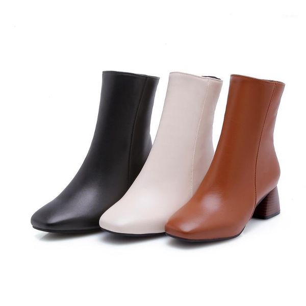 brand women's shoes autumn boots winter footwear round toe fashion low ladies rubber mid calf med 2020 rome lace-up1, Black
brand women's shoes autumn boots winter footwear round toe fashion low ladies rubber mid calf med 2020 rome lace-up1, Black