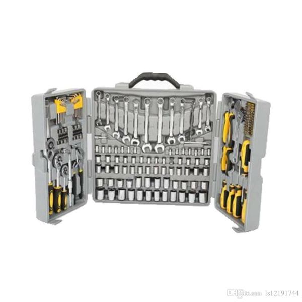 новые портативные 205 шт. набор инструментов mechanics mechanics tool kit clips cloens was / conse
новые портативные 205 шт. набор инструментов mechanics mechanics tool kit clips cloens was / conse