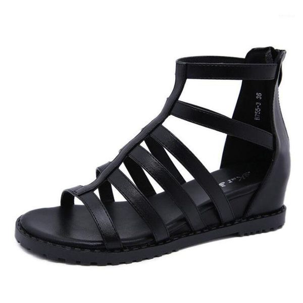 woman summer leather vintage sandals buckle casual sewing women retro sandalias female ladies platform shoes1, Black
woman summer leather vintage sandals buckle casual sewing women retro sandalias female ladies platform shoes1, Black