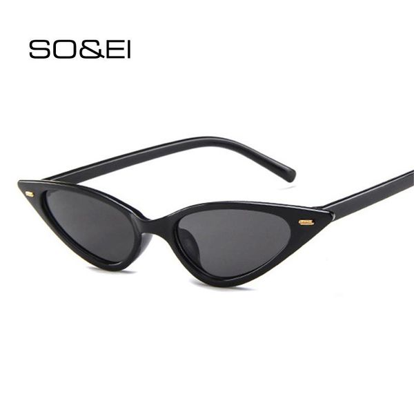 sunglasses so&ei fashion vintage small cat eye women triangle eyewear rivets decoration female trending sun glasses shades uv400, White;black
sunglasses so&ei fashion vintage small cat eye women triangle eyewear rivets decoration female trending sun glasses shades uv400, White;black