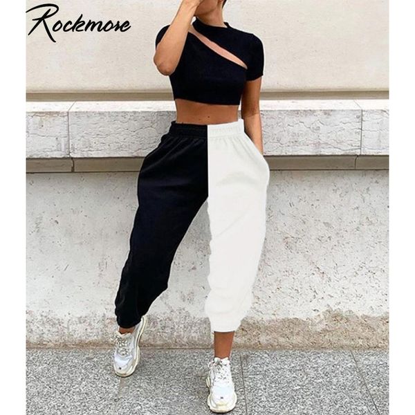 rockmore panelled harajuku wide leg pants women plus size contrast color trousers oversized sweat pants femme winter sweatpants 201228, Black;white
rockmore panelled harajuku wide leg pants women plus size contrast color trousers oversized sweat pants femme winter sweatpants 201228, Black;white