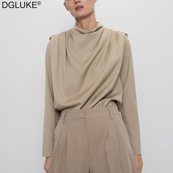 women's blouses & shirts dgluke vintage draped collar blouse women 2021 spring elegant ladies long sleeve casual shirt fashion stylish, White
women's blouses & shirts dgluke vintage draped collar blouse women 2021 spring elegant ladies long sleeve casual shirt fashion stylish, White