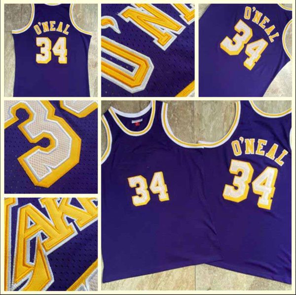 men los angeles lakers shaquille o'ne dense embroidery basketball jerseys exquisite emembroidered basketball jerseys, Black;red
men los angeles lakers shaquille o'ne dense embroidery basketball jerseys exquisite emembroidered basketball jerseys, Black;red