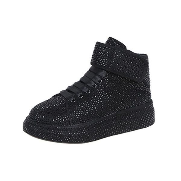 2021 the new deluxe strass chunky ankle for the women fashion hook-loop platform woman shoe boots ladies ddga, Black
2021 the new deluxe strass chunky ankle for the women fashion hook-loop platform woman shoe boots ladies ddga, Black