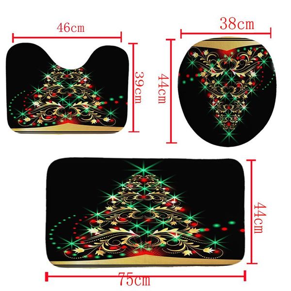 curtain & drapes 4pcs modern christmas pattern shower set mat toilet cover bath seat covers for bathroom decor pak
curtain & drapes 4pcs modern christmas pattern shower set mat toilet cover bath seat covers for bathroom decor pak