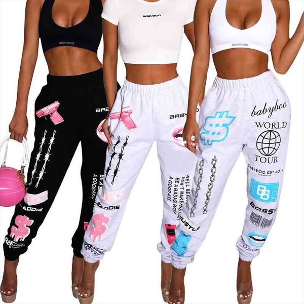 fashion hip hop personalized sweatpants elastic waist creative letter pattern fancy pants y2k women loose long trousers, Black;white
fashion hip hop personalized sweatpants elastic waist creative letter pattern fancy pants y2k women loose long trousers, Black;white