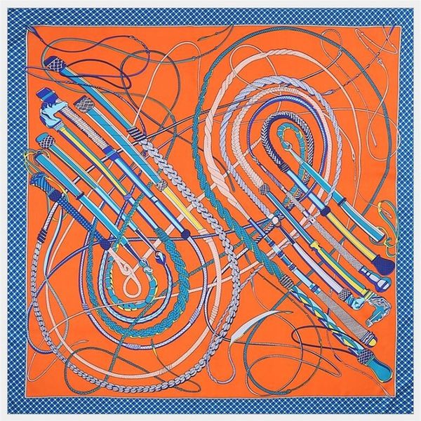pobing 100% silk scarf women large shawls spain whips scepter print stoles square bandana luxury kerchief scarf female foulards y201024, Blue;gray
pobing 100% silk scarf women large shawls spain whips scepter print stoles square bandana luxury kerchief scarf female foulards y201024, Blue;gray