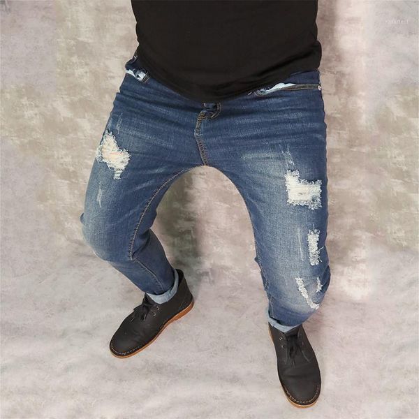 summer jeans men's slim classic men's jeans designer pants casual hip hop stripe stretch pencil pants street1, Blue
summer jeans men's slim classic men's jeans designer pants casual hip hop stripe stretch pencil pants street1, Blue