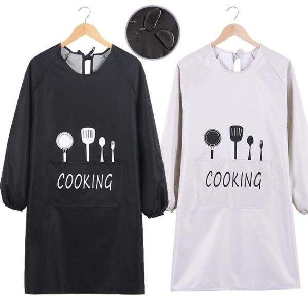 aprons waterproof oil cooking apron long sleeve chef for women men kitchen bib knife fork picture baking clean home tools
aprons waterproof oil cooking apron long sleeve chef for women men kitchen bib knife fork picture baking clean home tools