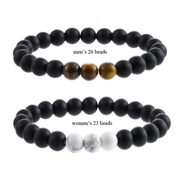 women natural new couple beads men simple matte bead chakra bracelets healing energy stone meditation elastic yoga bracelet, Black
women natural new couple beads men simple matte bead chakra bracelets healing energy stone meditation elastic yoga bracelet, Black