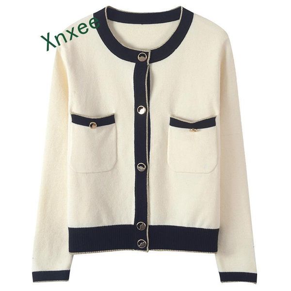 xnxee 2020 new spring autumn women coat sweater gold-buttoned long sleeve loose knitted cardigans female outwear haute couture, Black;brown
xnxee 2020 new spring autumn women coat sweater gold-buttoned long sleeve loose knitted cardigans female outwear haute couture, Black;brown