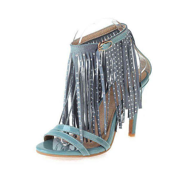summer tassel high heels sandals women's nightclub women's shoes, Black
summer tassel high heels sandals women's nightclub women's shoes, Black