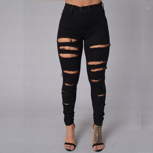 jeans for women boyfriend pencil skinny jeans women female with high waist ripped black women's trousers1, Blue
jeans for women boyfriend pencil skinny jeans women female with high waist ripped black women's trousers1, Blue