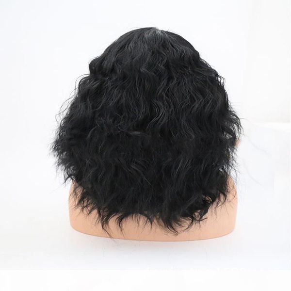 no bad smell front lace wig european and american womens short hair micro-roll long hair matte chemical fiber hair cover factory wholesale t, Black
no bad smell front lace wig european and american womens short hair micro-roll long hair matte chemical fiber hair cover factory wholesale t, Black