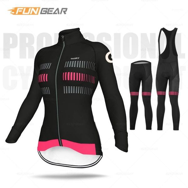 women cycling clothes long sleeve jersey set breathable lady road bike uniform spring autumn mtb clothing quick dry anti-uv1, Black;blue
women cycling clothes long sleeve jersey set breathable lady road bike uniform spring autumn mtb clothing quick dry anti-uv1, Black;blue