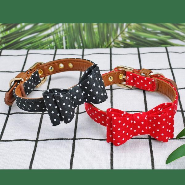 small leather dog collar bandana dog walking leash cute dot bow cat collars lead leash for small medium dogs cats c wmtcdy
small leather dog collar bandana dog walking leash cute dot bow cat collars lead leash for small medium dogs cats c wmtcdy