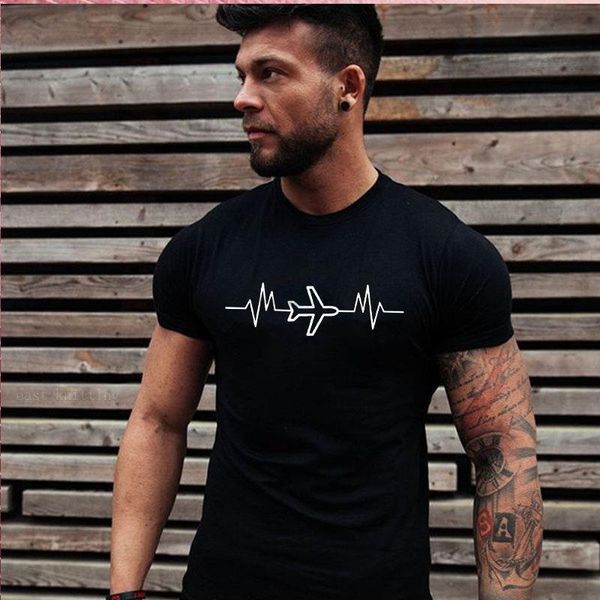 brand designer aviation tshirt travel tank cardiogram enthusiasts tshirt plane cotton comfortable casual tee gift space t-shirt le bfbk, Black
brand designer aviation tshirt travel tank cardiogram enthusiasts tshirt plane cotton comfortable casual tee gift space t-shirt le bfbk, Black