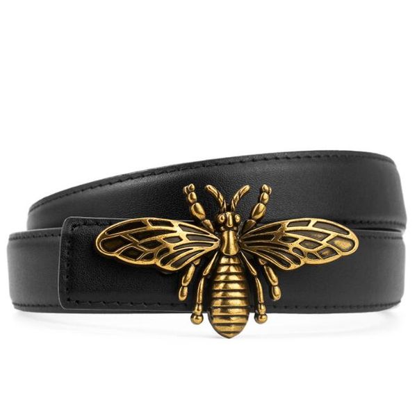 luxury designer belt bee buckle fashion genuine leather women belts men letter waistband add box, Black;brown
luxury designer belt bee buckle fashion genuine leather women belts men letter waistband add box, Black;brown